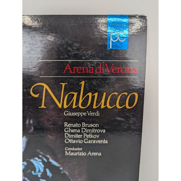 Arena di Verona Nabucco Giuseppe Verdi Pioneer Classics Laser Discs 1994 - Picture 2 of 11